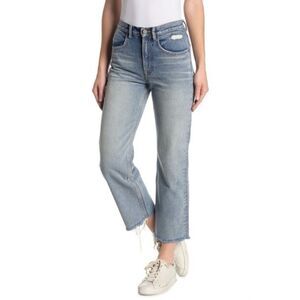 AllSaints Mazzy cropped wide leg denim jeans size 28